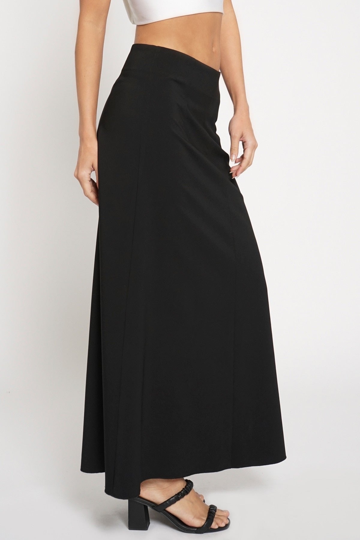 She’s a Classic A-Line Midi Skirt