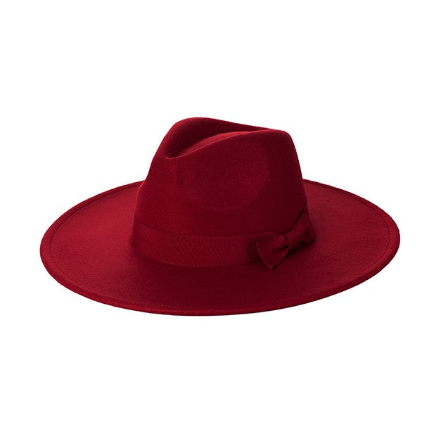 Classic Wide Brim Fedora Hat