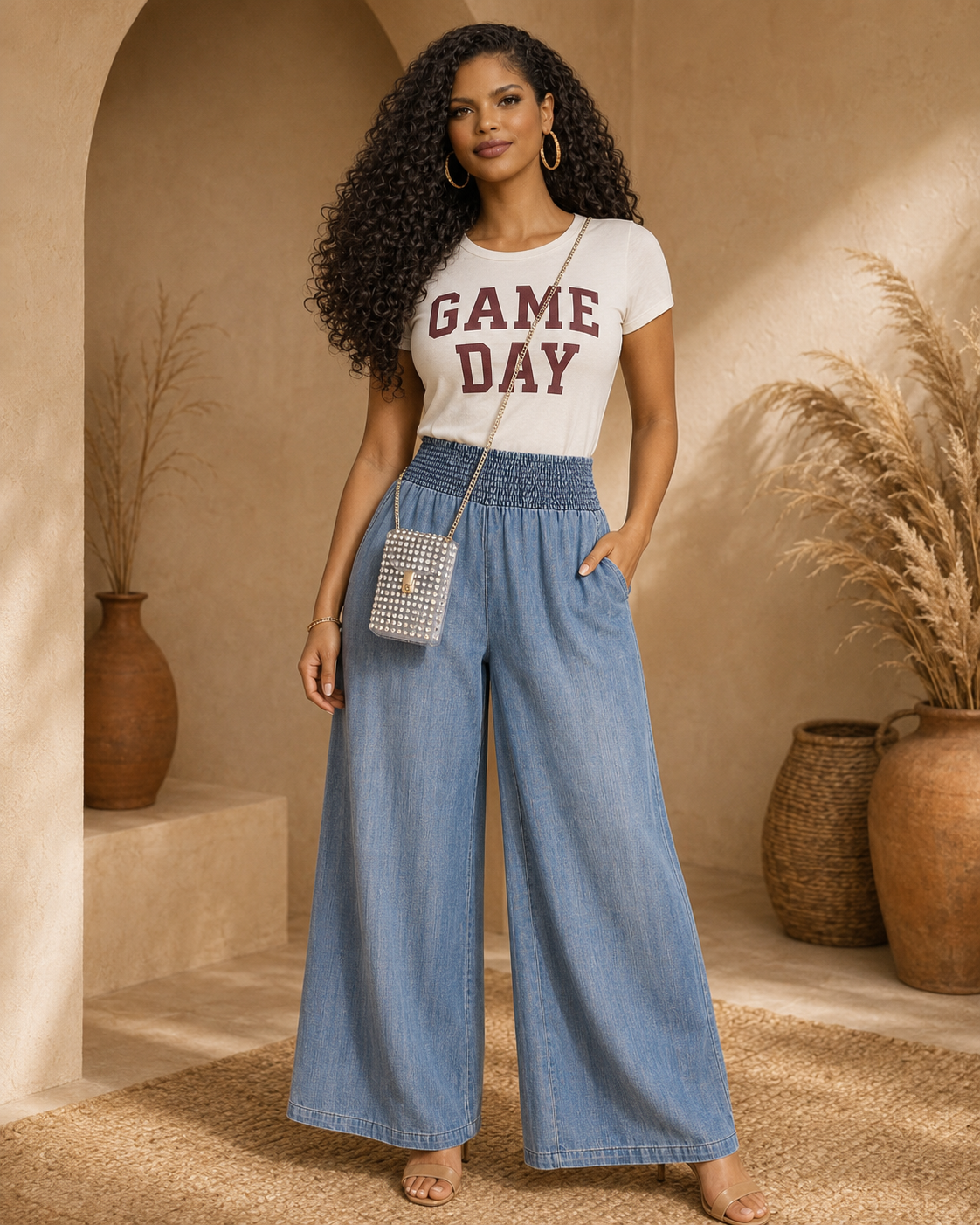 Game Day Glam Clear Stadium Belt Bag