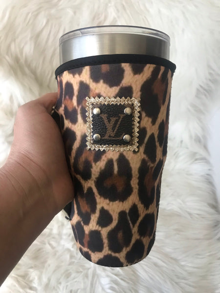 Sweet Cheeks Boutique - Light pink with LV cup holder 😍🤎 LV Koozies $10!  Having trouble picking out a cup color? Me too! They're all just. so.  perfect. Why pick one? Get