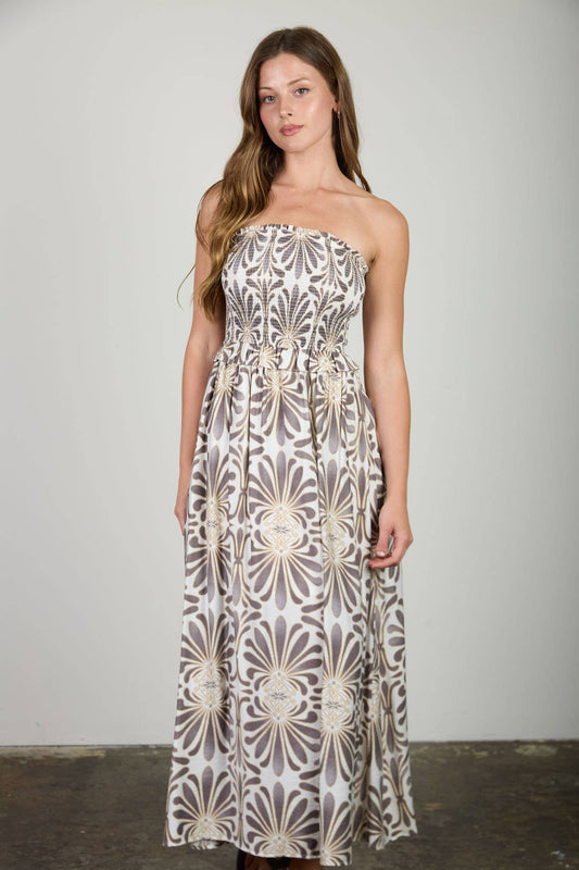 Midnight Romance Midi Dress [charcoal]