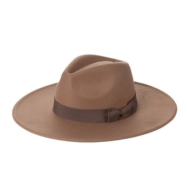 Classic Wide Brim Fedora Hat