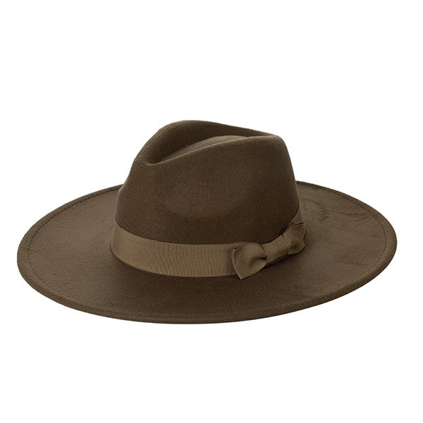 Classic Wide Brim Fedora Hat