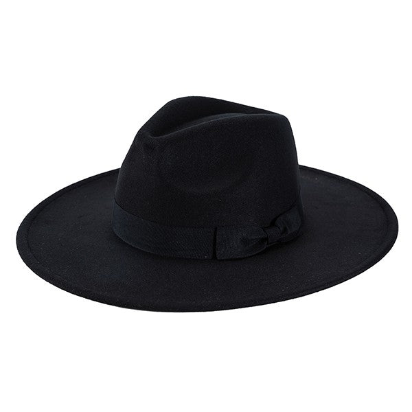 Classic Wide Brim Fedora Hat