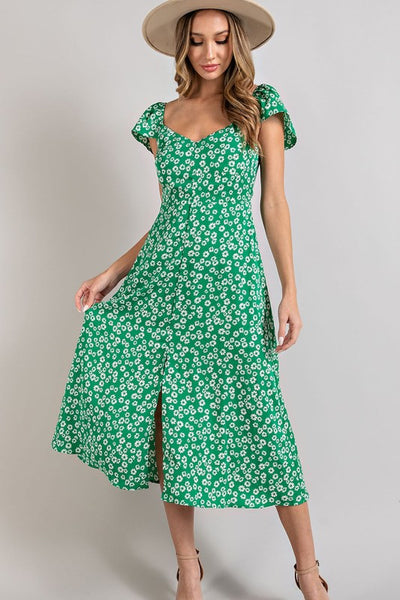Miranda Midi Dress [green]