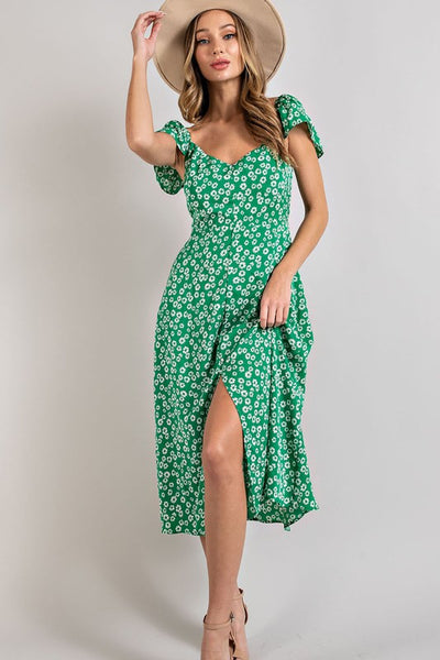 Miranda Midi Dress [green]