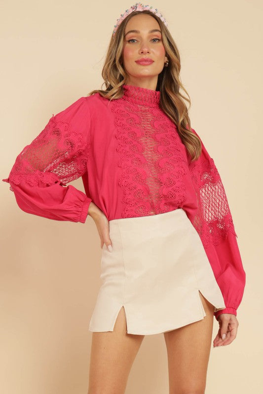 Free Spirit Top [fuchsia]