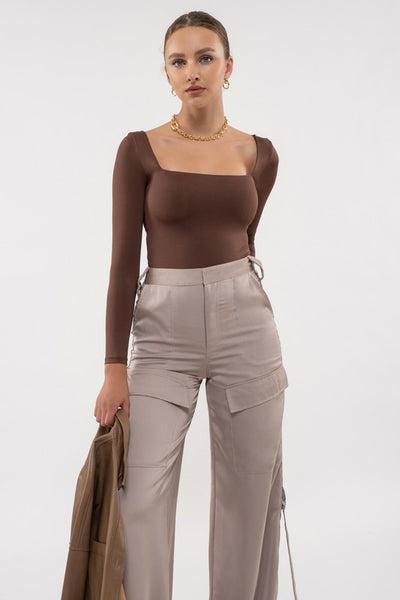 Milan Bodysuit [coffee bean]