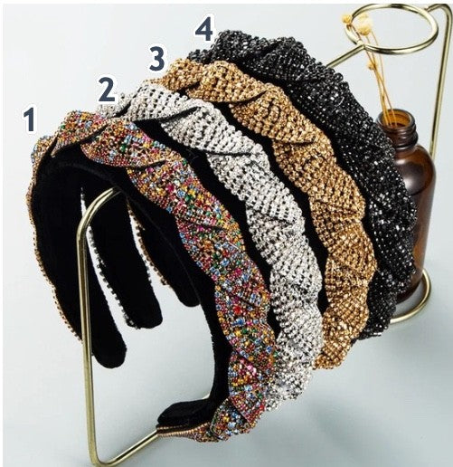 Bling Rhinestone Headbands [rainbow]