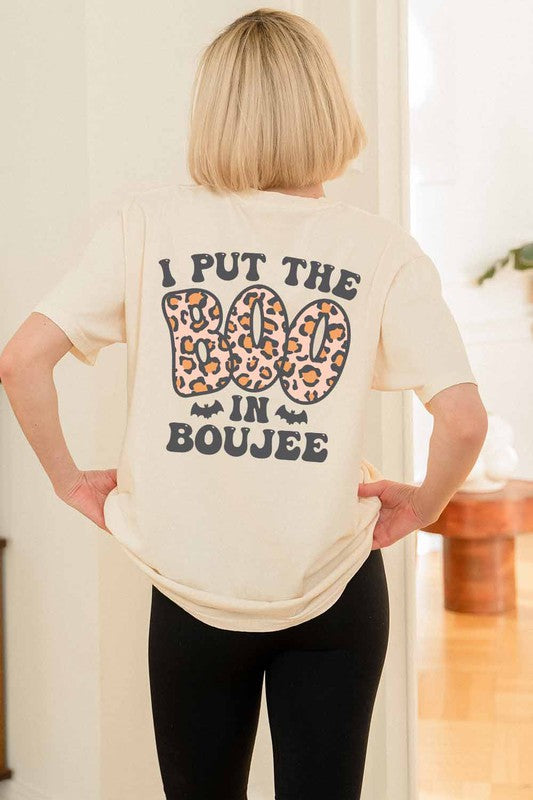 Boujee Boo Tee [sand]