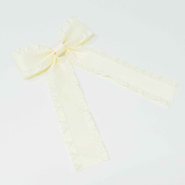 Love Game Frill Bow Hair Clip