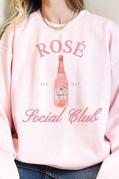 Rose Social Club Oversized Sweatshirt