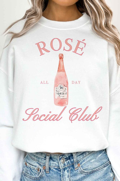 Rose Social Club Oversized Sweatshirt