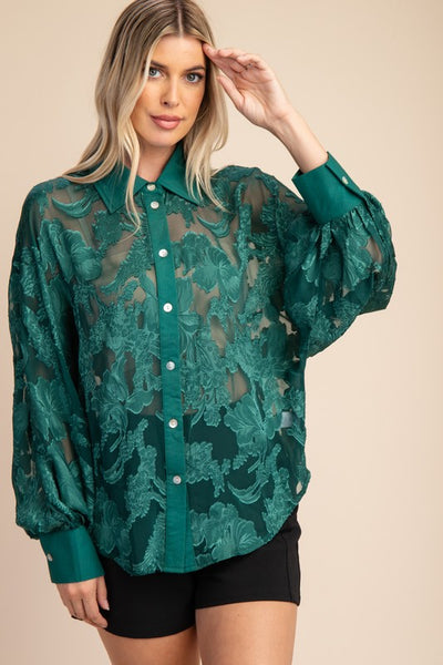 Garden Goddess Top [green]