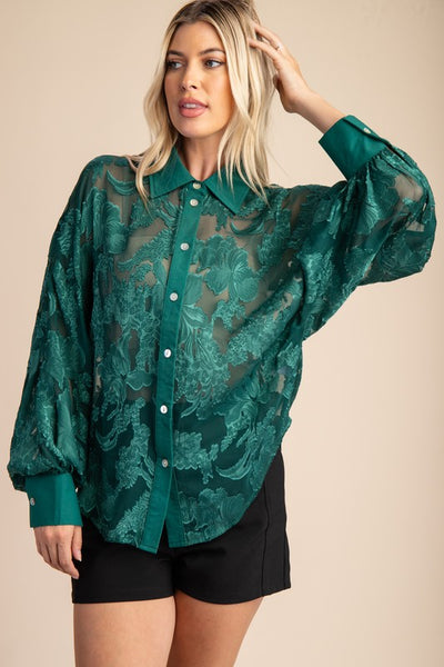 Garden Goddess Top [green]