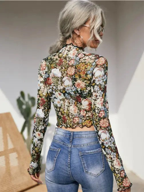 Devi Mesh Top