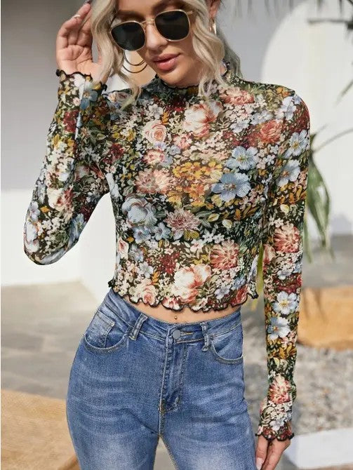 Devi Mesh Top