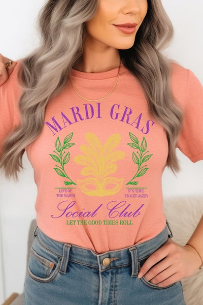 Mardi Gras Social Club Graphic Tee