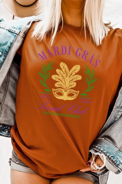 Mardi Gras Social Club Graphic Tee