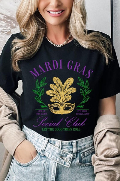 Mardi Gras Social Club Graphic Tee