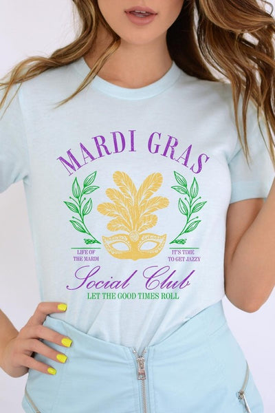 Mardi Gras Social Club Graphic Tee