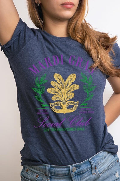 Mardi Gras Social Club Graphic Tee