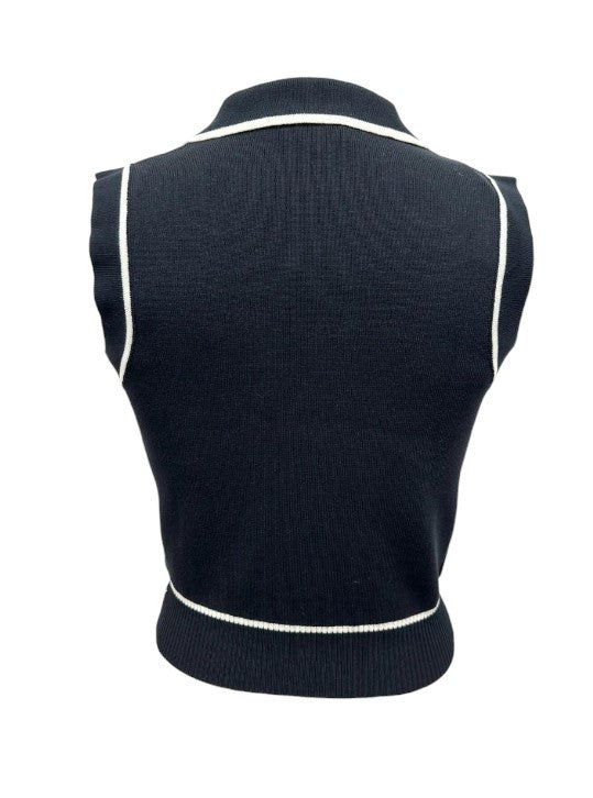 Bambina Vest [black/white]
