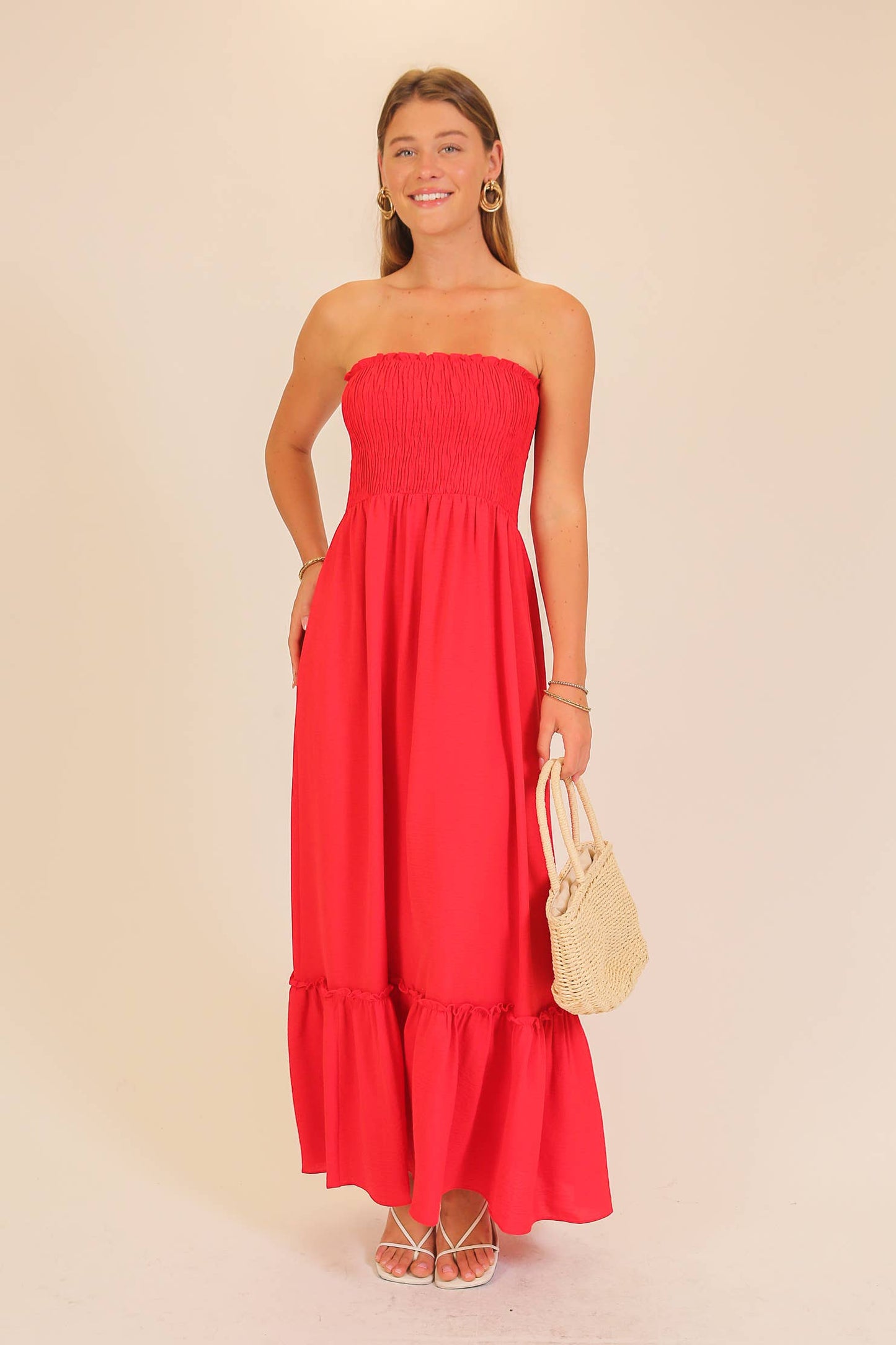 Sunset Maxi Dress [red]