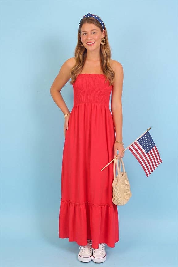 Sunset Maxi Dress [red]