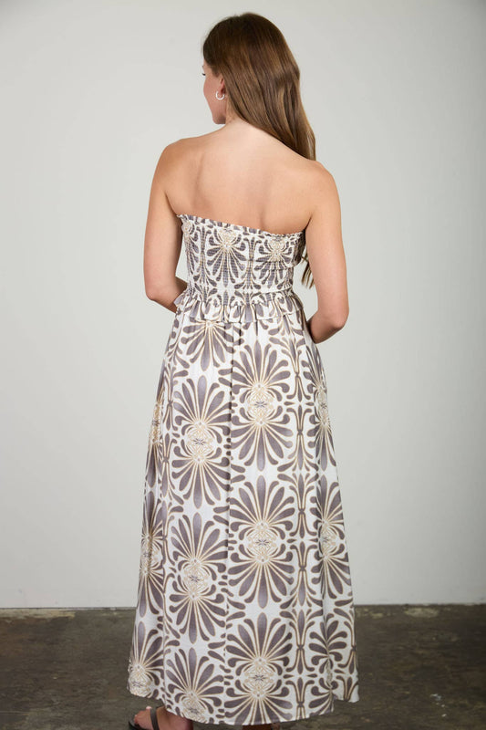 Midnight Romance Midi Dress [charcoal]