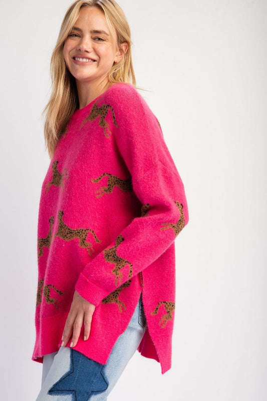 Leopard Life Sweater