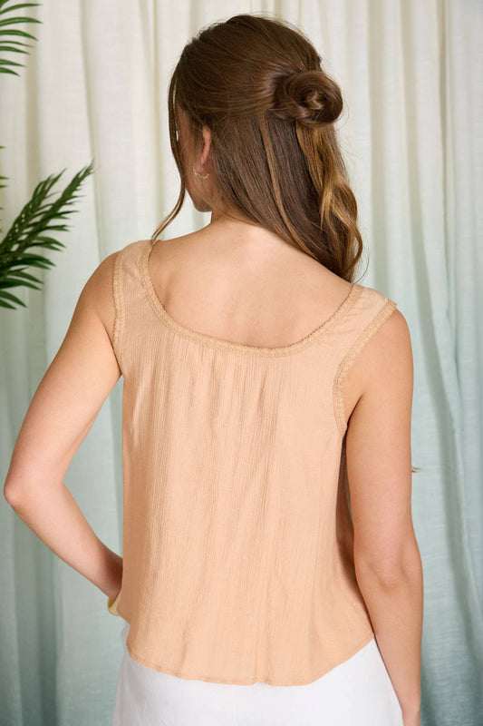 Everyday Ease Pintuck Tank
