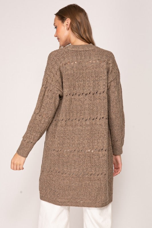 Dainty Pointelle Cardigan