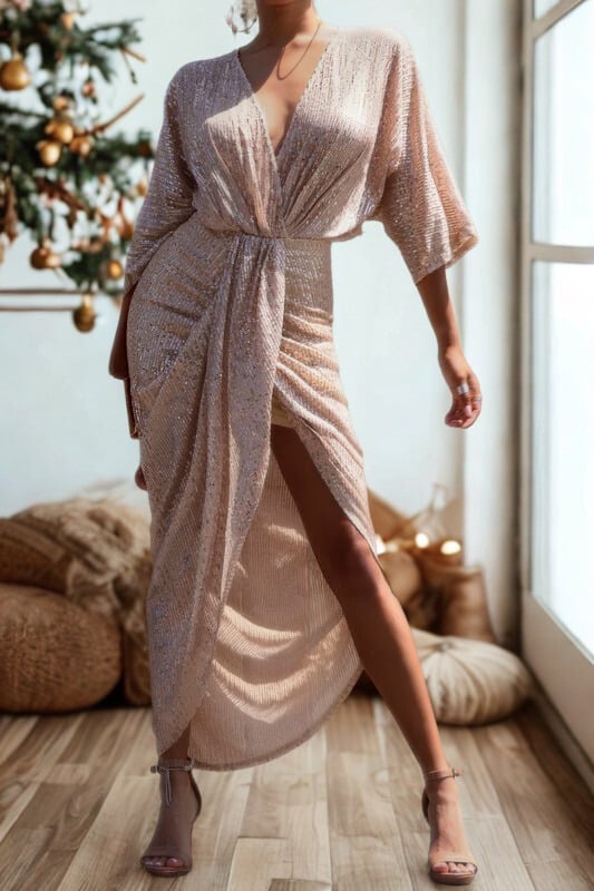 Twila Dress [champagne]