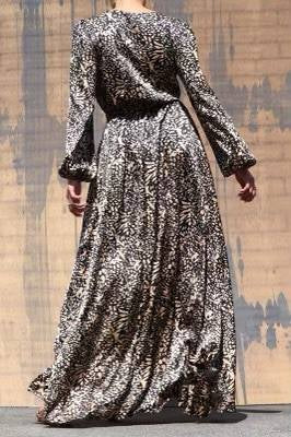 Poinsettias in Paradise Maxi Dress