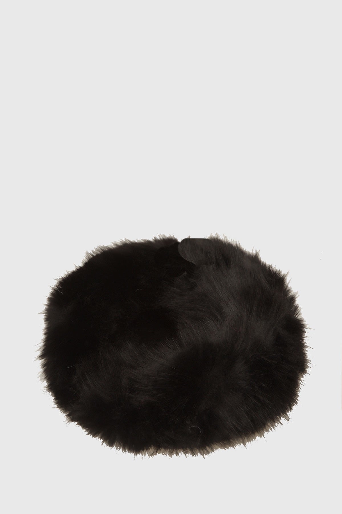 Fluffy Faux Fur Beret Hat