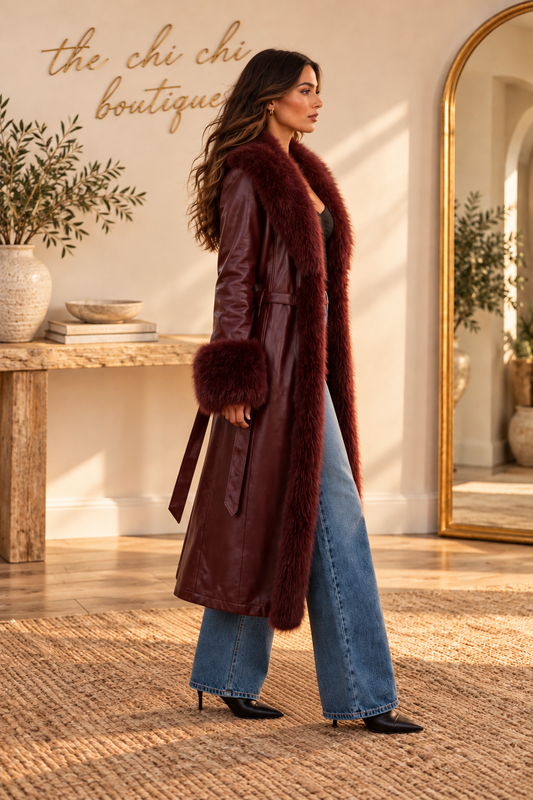 The Bordeaux After Hours Coat