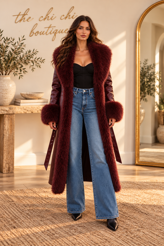 The Bordeaux After Hours Coat