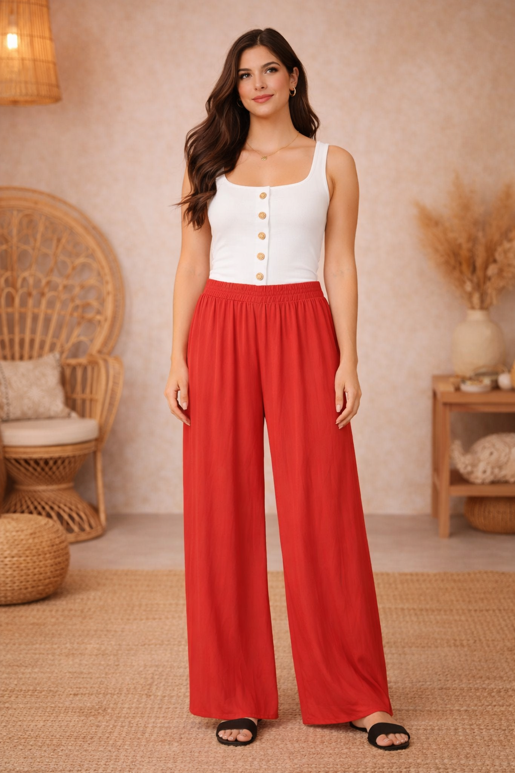 Aleana Pant [red]