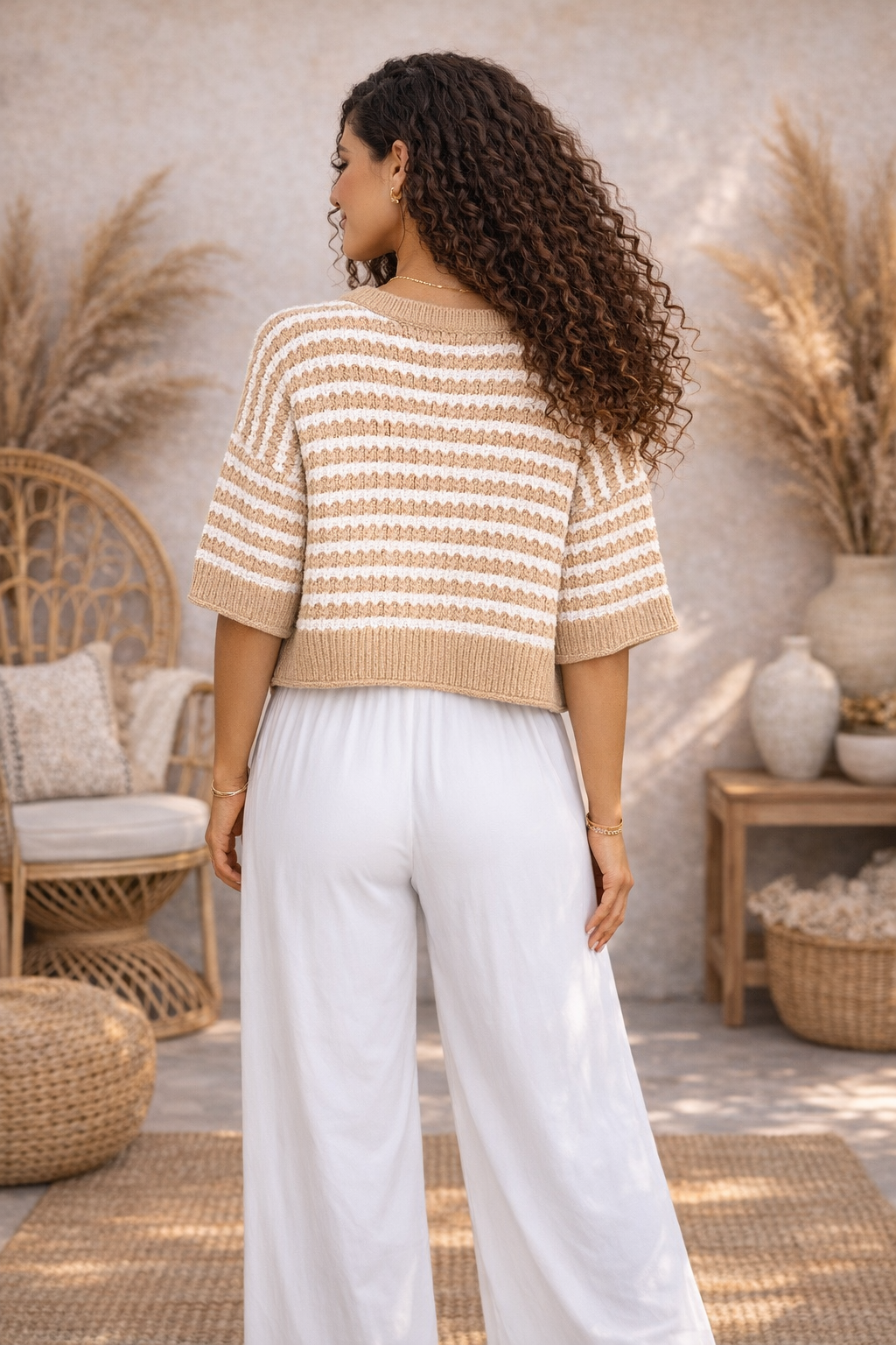 Catalina Crochet Knit Cardigan