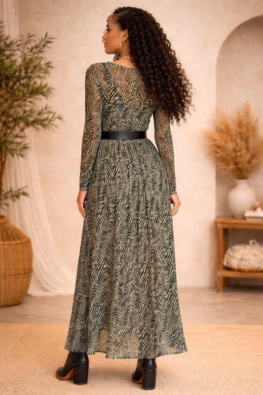 Going Wild Mesh Maxi