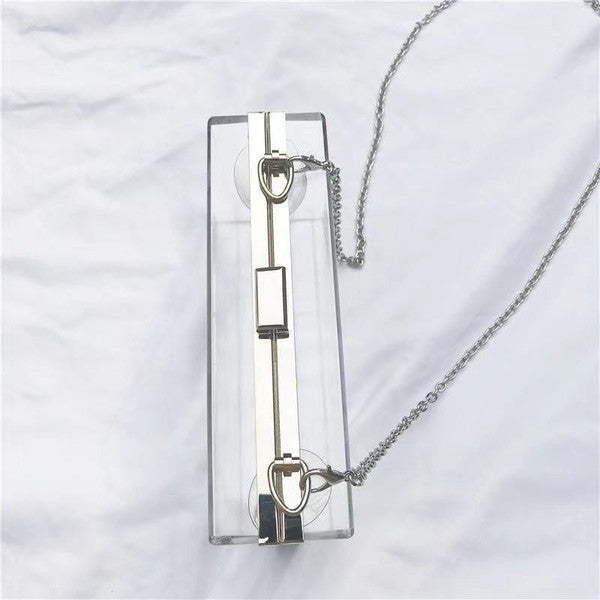 Stylish Acrylic Clear Box Clutch [Clear, Clear Abstract and Honey Comb]