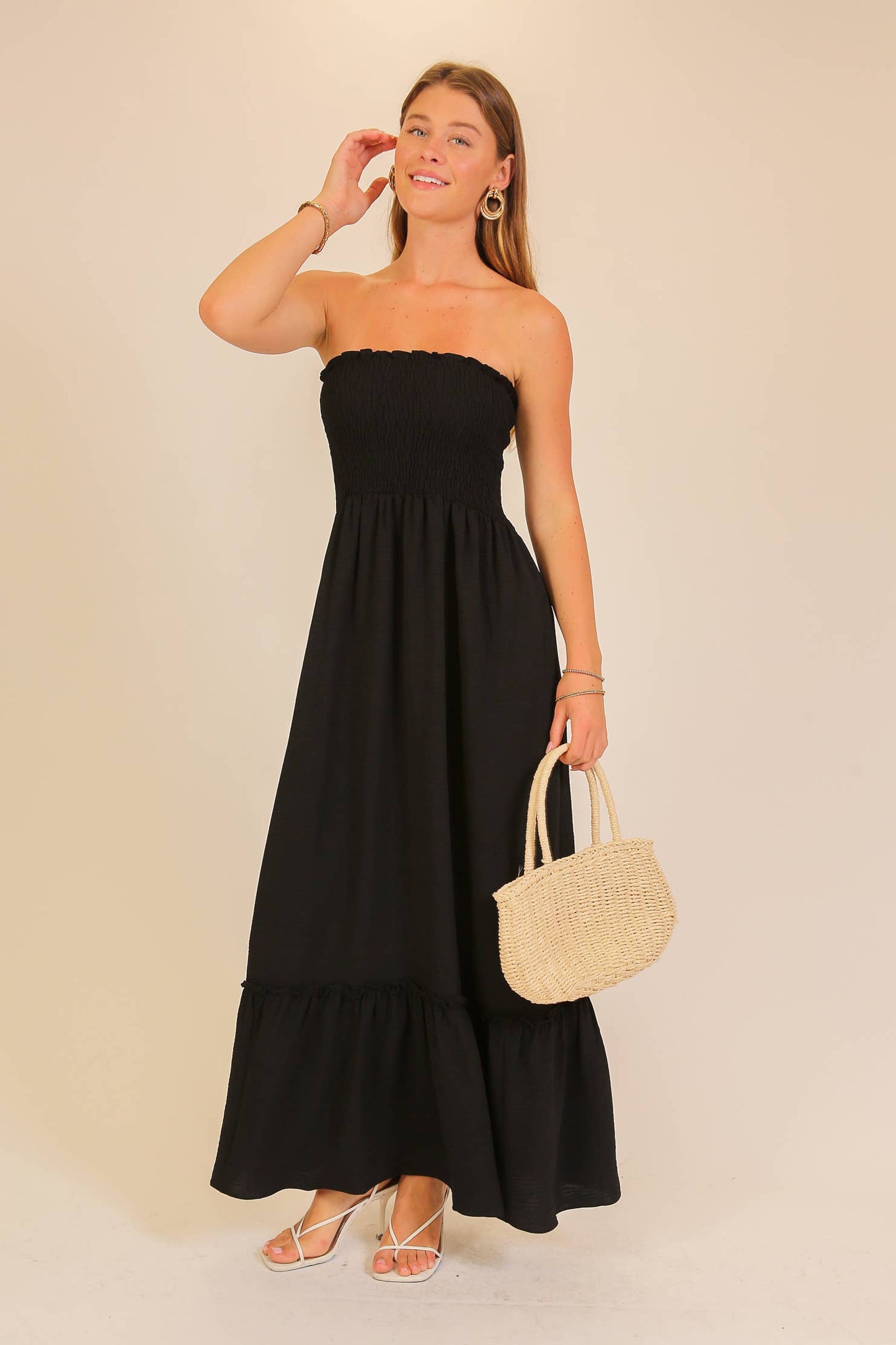 Sunset Maxi Dress [black]