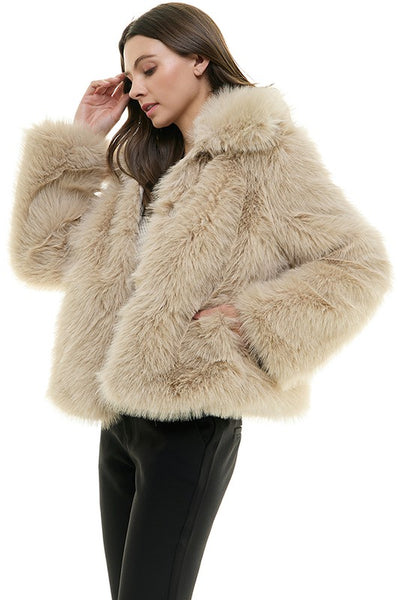 Fur Real Love Jacket [beige]