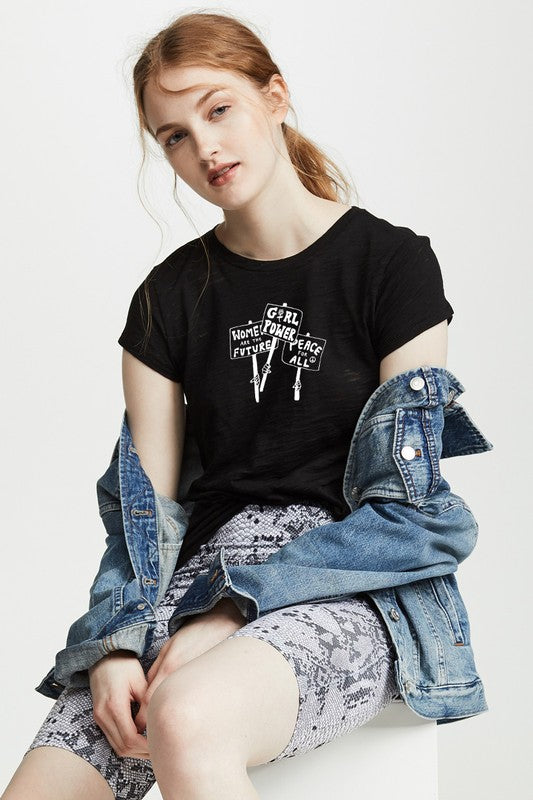 Girl Power Tee [black]