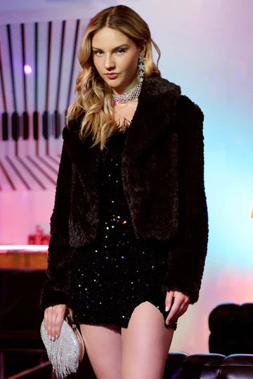 Lennox Fur Jacket [black]