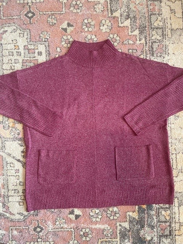 Violet Sweater [wine]