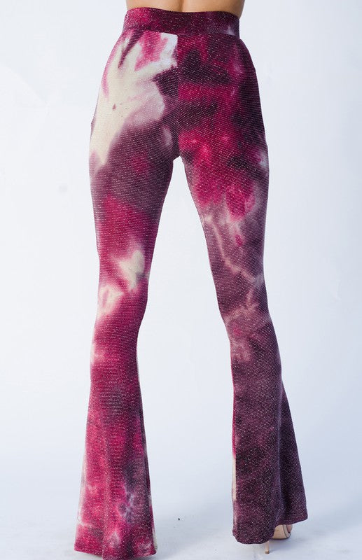 Disco Pant [pink tie dye]