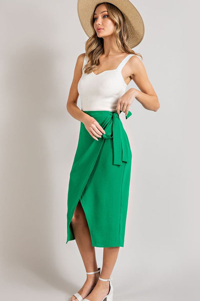 Everleigh Midi Skirt [green]