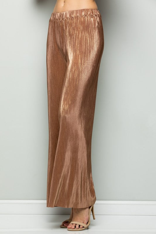 Carina Palazzo Pants [bronze/gold]